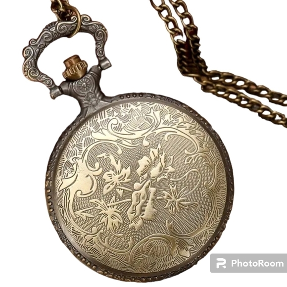 New In package Pocket watch 16" chain Bronge Trucker new - Picture 9 of 14